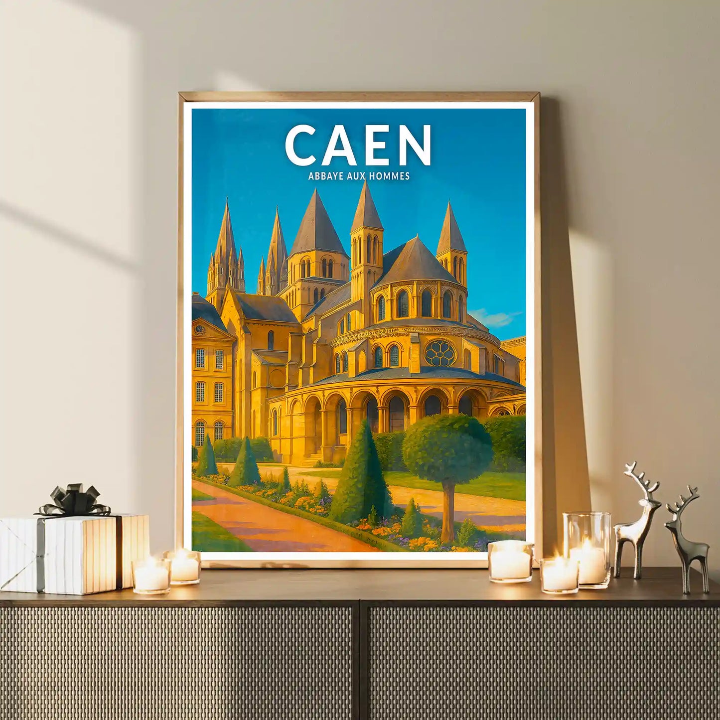 Affiche - Caen - Abbaye aux Hommes