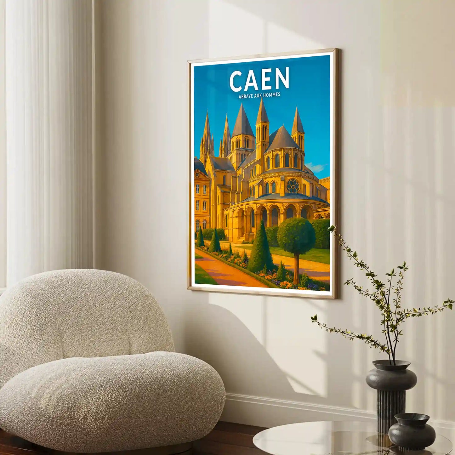Affiche - Caen - Abbaye aux Hommes