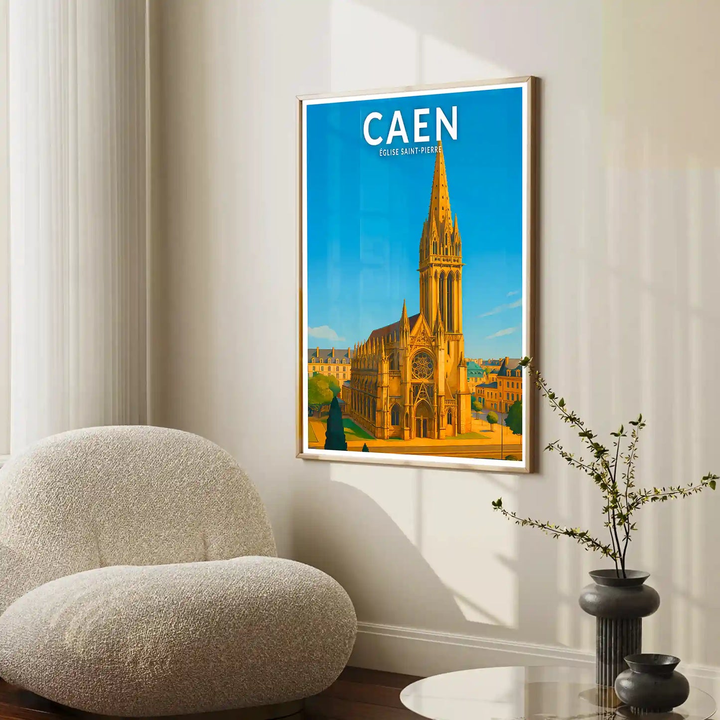 Affiche - Caen - Abbaye aux Dammes