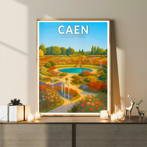 Affiche - Caen - La Colline aux Oiseaux