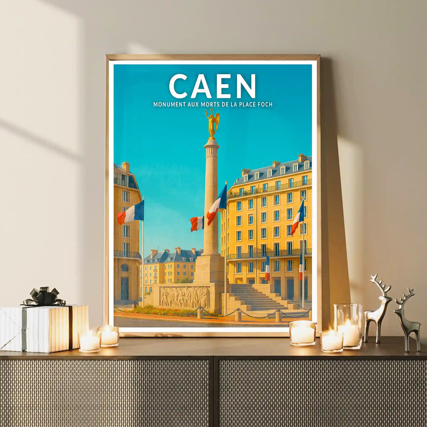 Affiche - Caen - Monument aux Morts de la place Foch