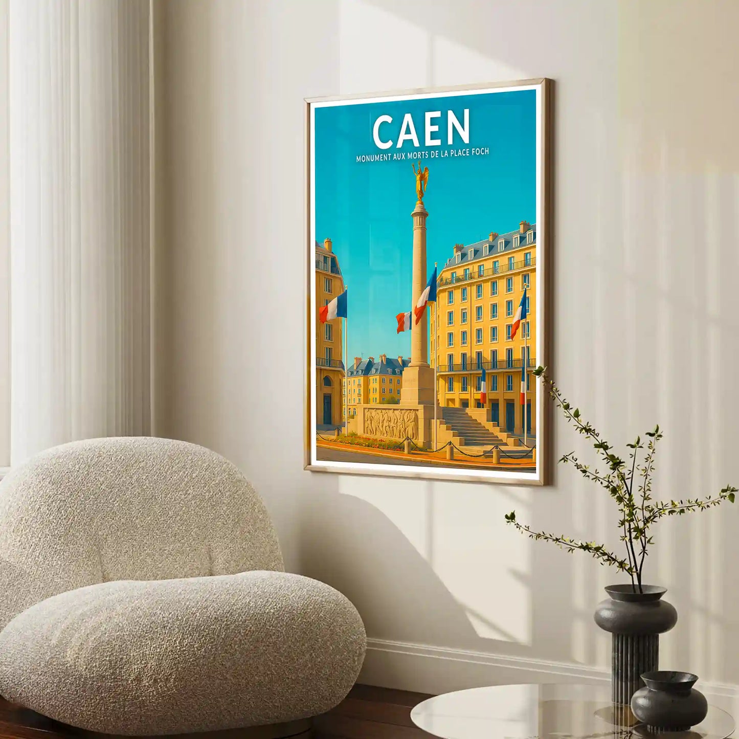 Affiche - Caen - Monument aux Morts de la place Foch