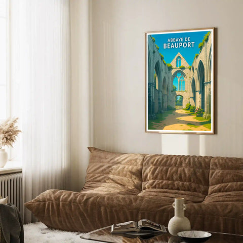 Affiche - Abbaye de Beauport