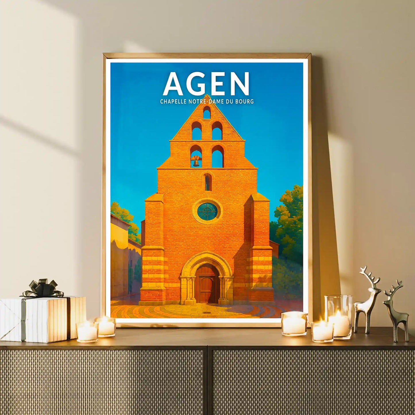 Affiche - Agen - Chapelle Notre-Dame du Bourg