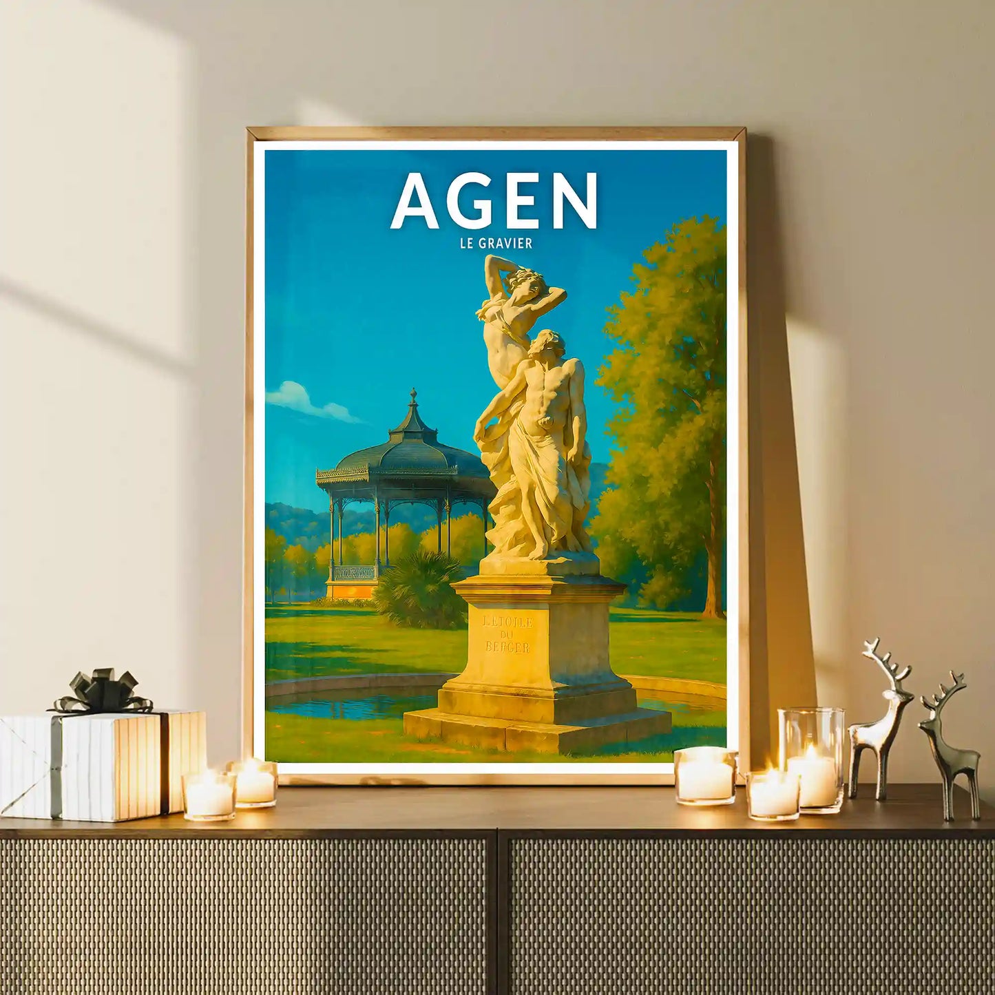Affiche - Agen - Le Gravier