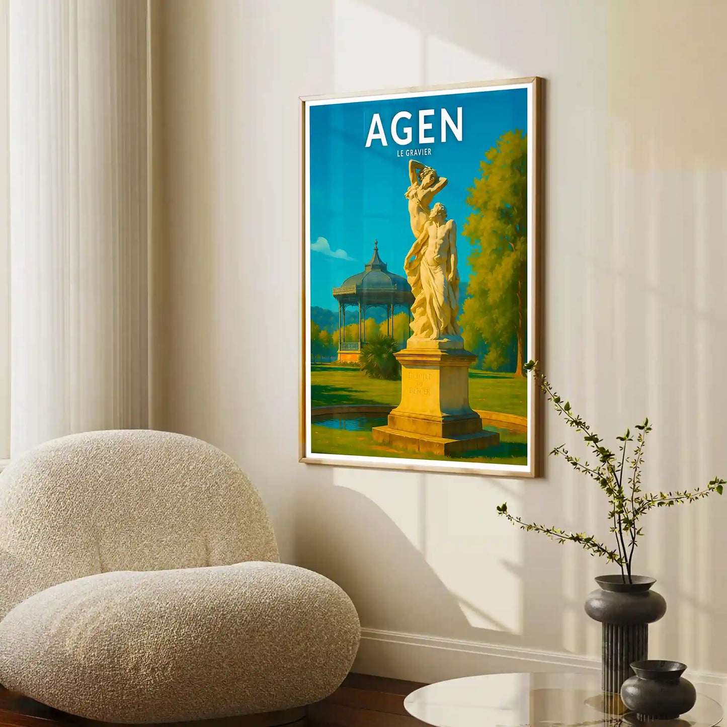 Affiche - Agen - Le Gravier
