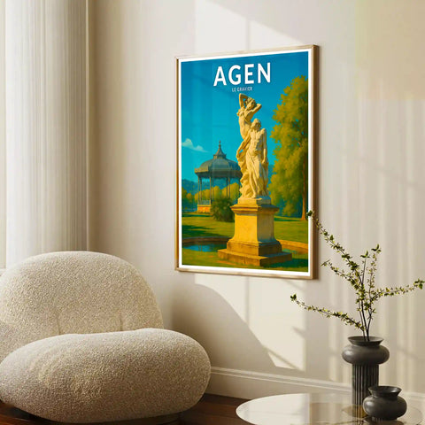Affiche - Agen - Le Gravier