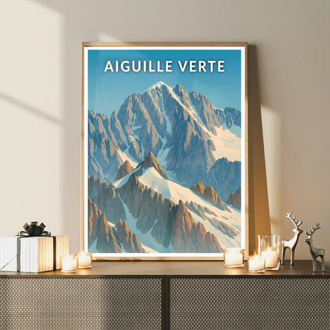 Affiche - Aiguille Verte