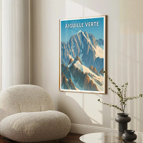 Affiche - Aiguille Verte