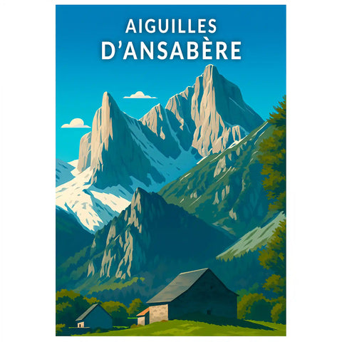 Affiche - Aiguilles d'Ansabère