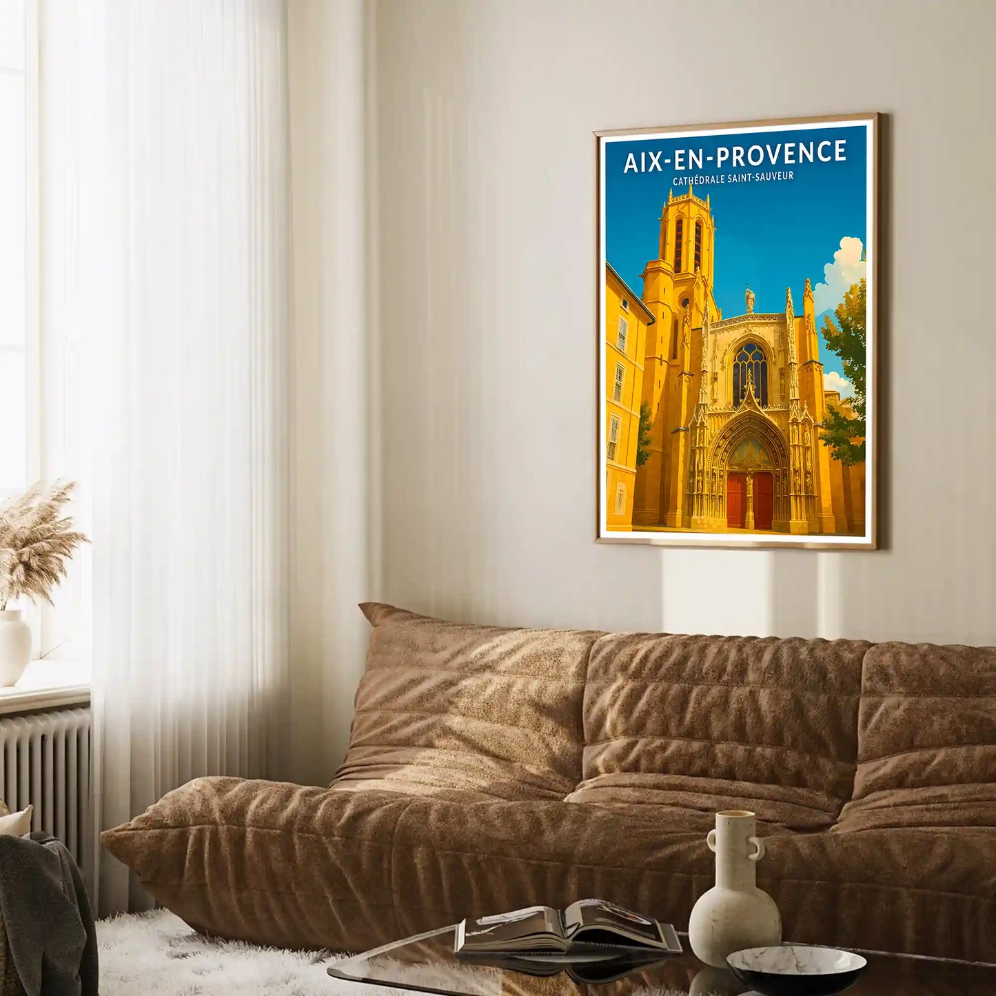 Affiche - Aix-en-Provence - Cathédrale Saint-Saveur