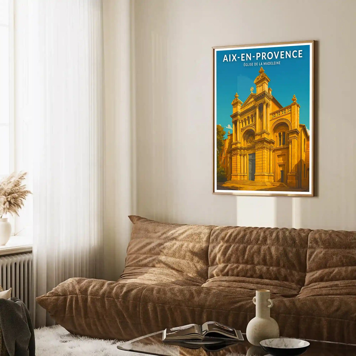 Affiche - Aix-en-Provence - Église de la Madeleine