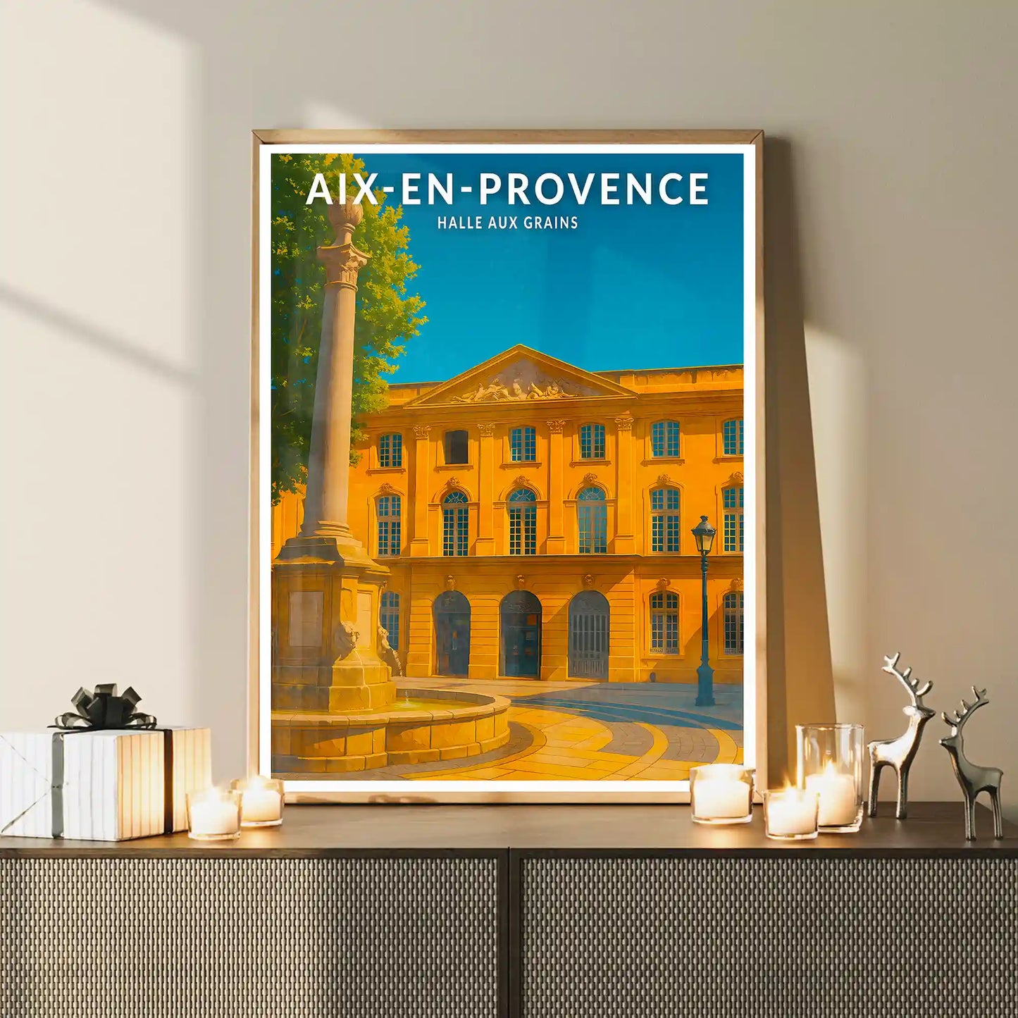Affiche - Aix-en-Provence - Halle aux grains