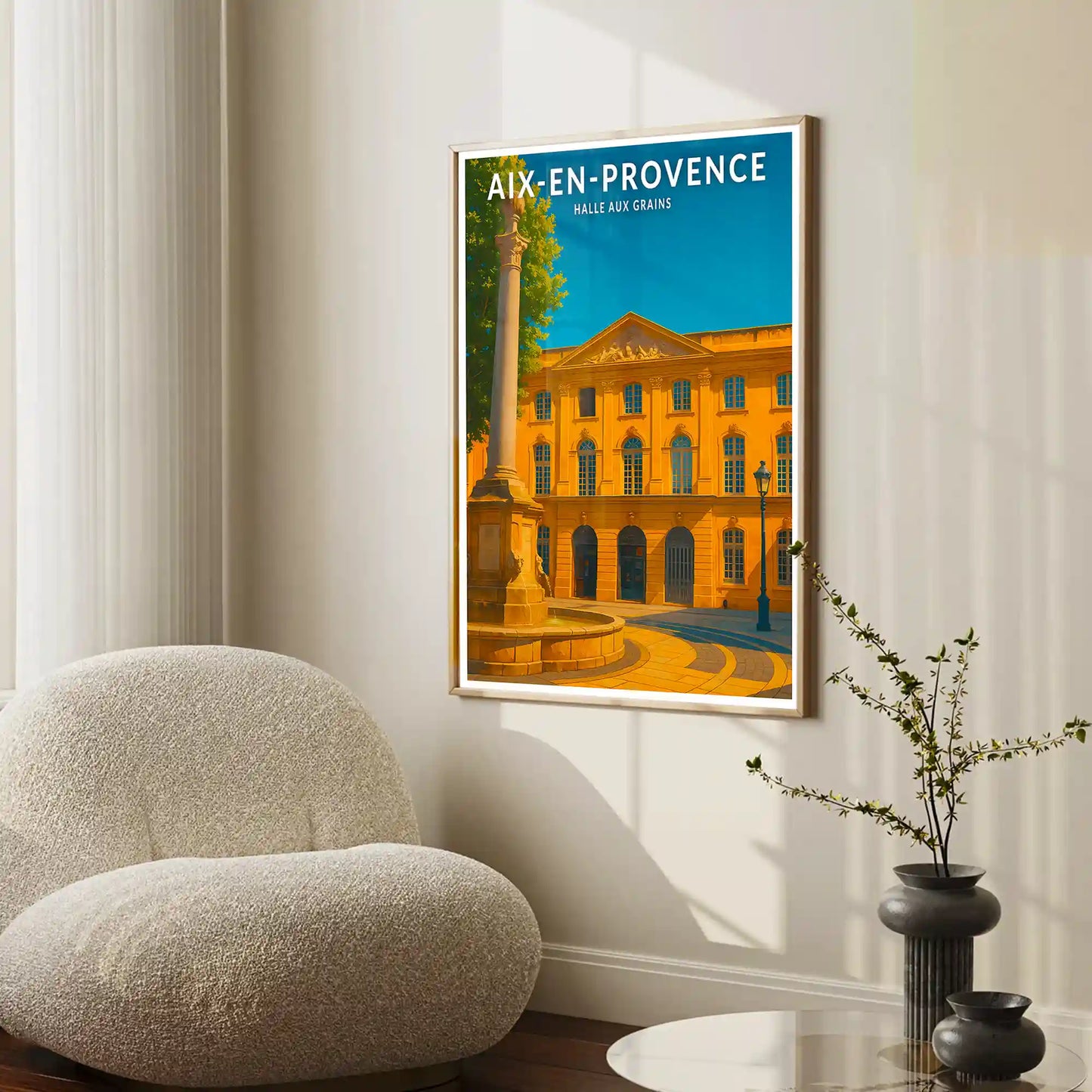 Affiche - Aix-en-Provence - Halle aux grains