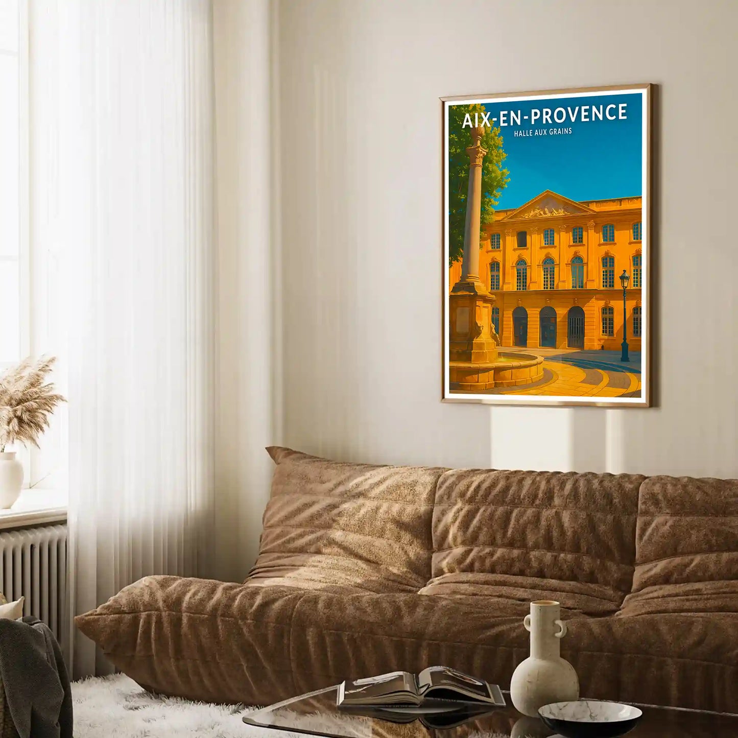 Affiche - Aix-en-Provence - Halle aux grains