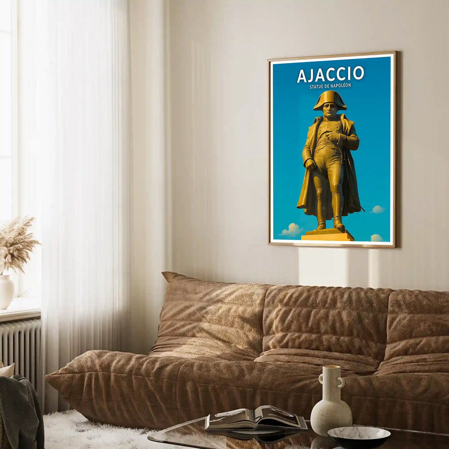 Affiche - Ajaccio - Statue de Napoléon