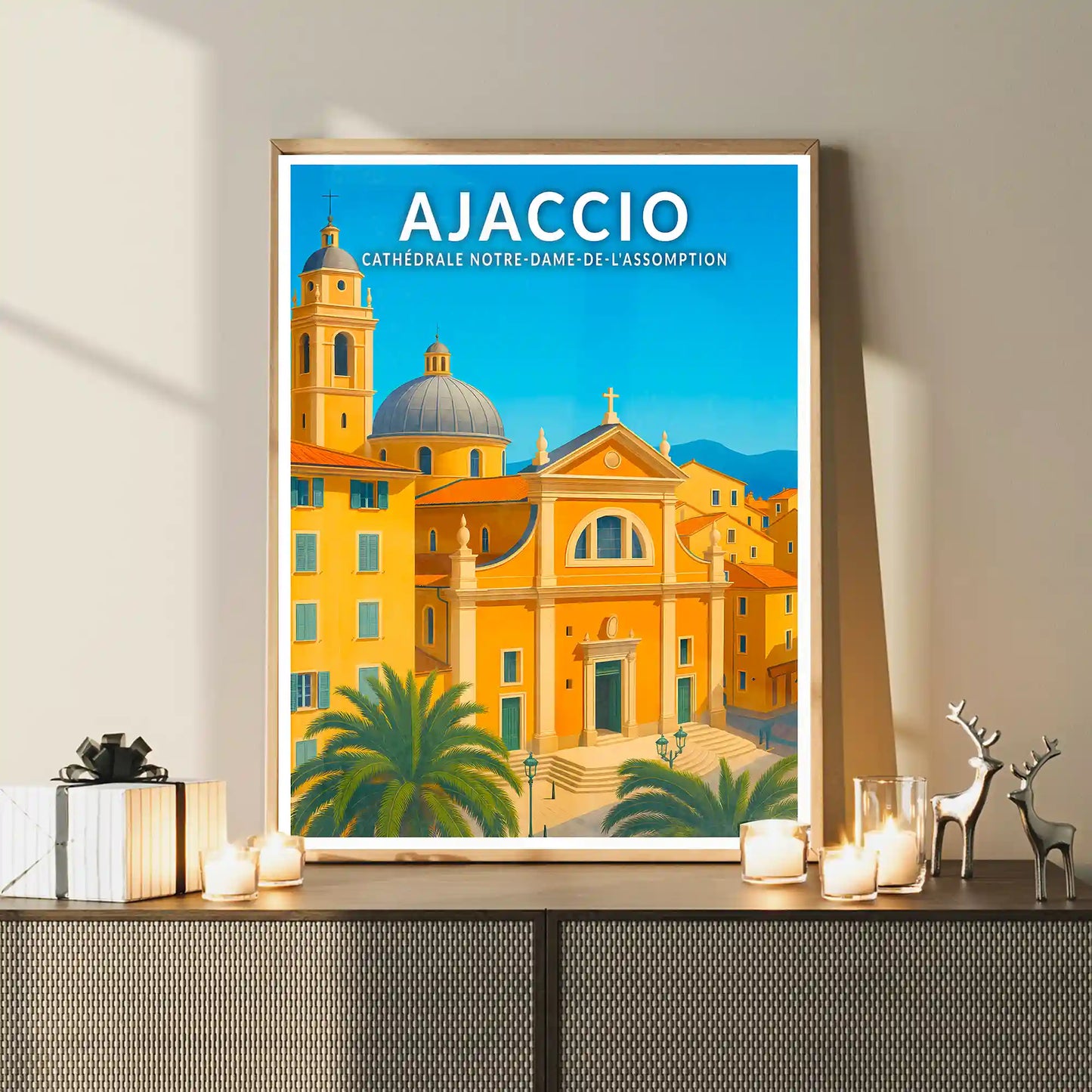Affiche - Ajaccio - Cathédrale Notre-Dame-de-l'Assomption