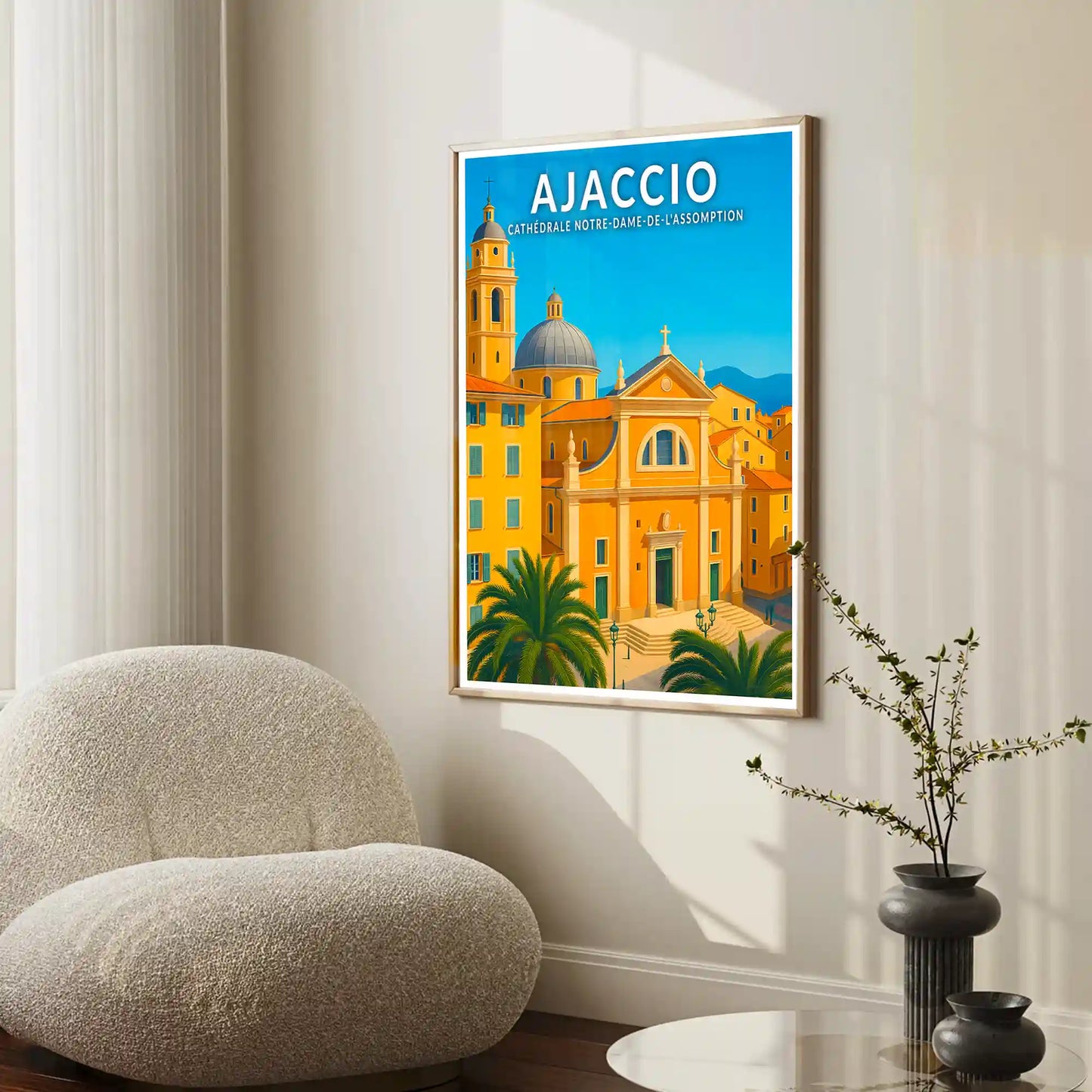 Affiche - Ajaccio - Cathédrale Notre-Dame-de-l'Assomption