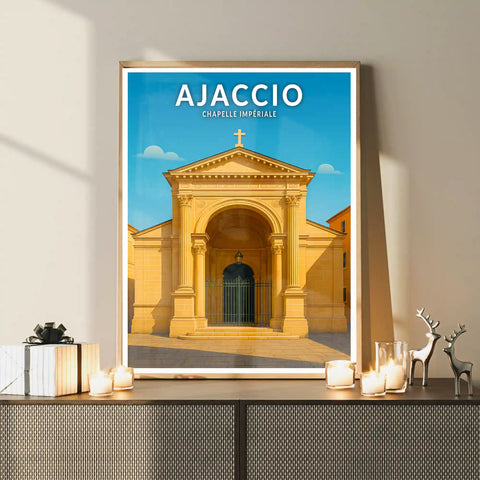 Affiche - Ajaccio - Chapelle Impériale