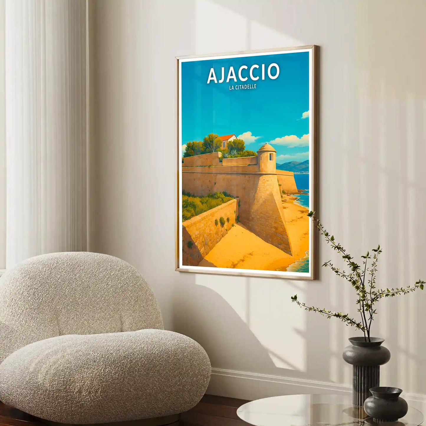 Affiche - Ajaccio - La Citadelle