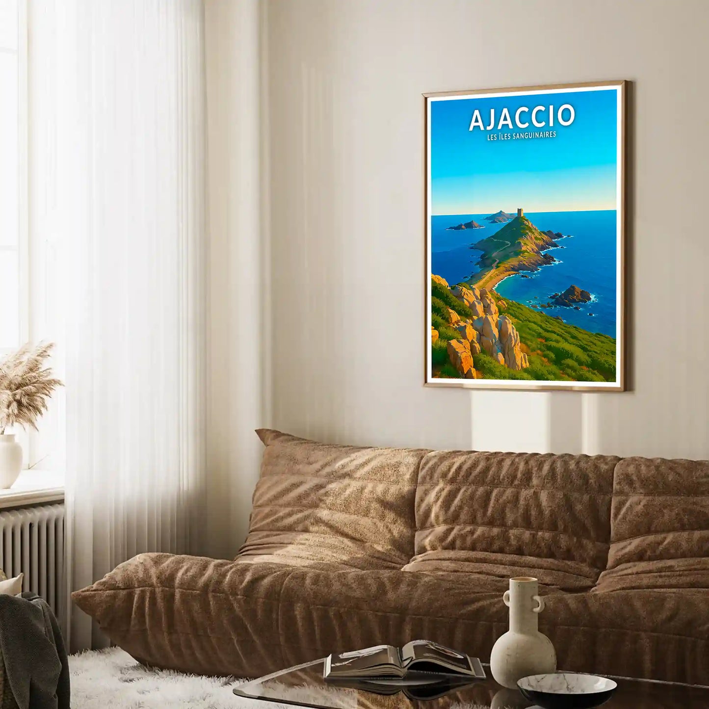 Affiche - Ajaccio - Les Îles Sanguinaires