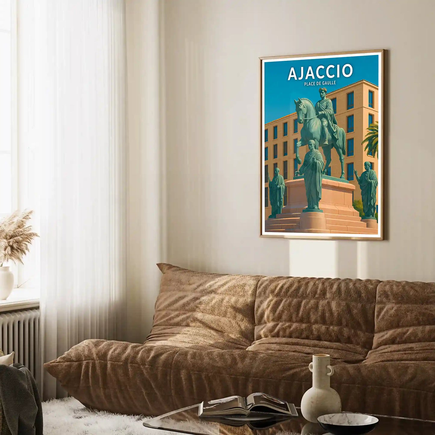 Affiche - Ajaccio - Place de Gaulle