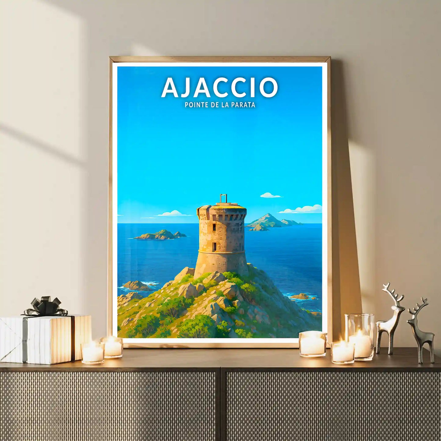 Affiche - Ajaccio - Pointe de la Parata
