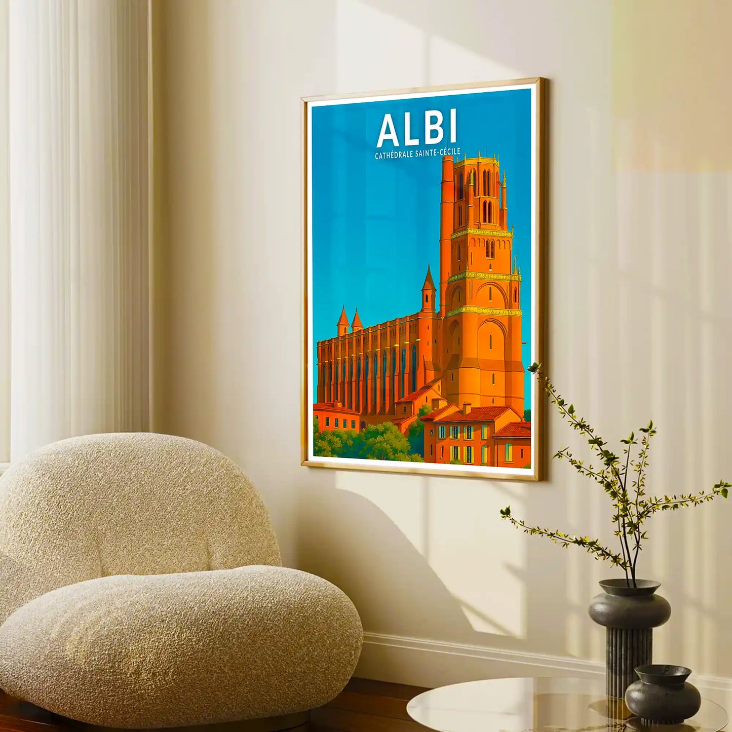Affiche - Albi - Cathédrale Sainte-Cécile