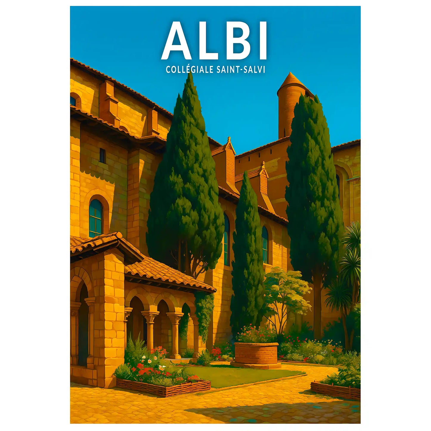 Affiche - Albi - Collégiale Saint-Salvi