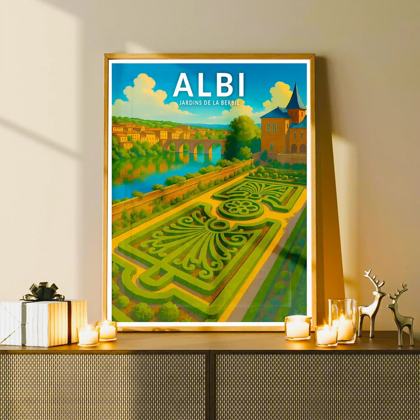Affiche - Albi - Jardins de la Berbie