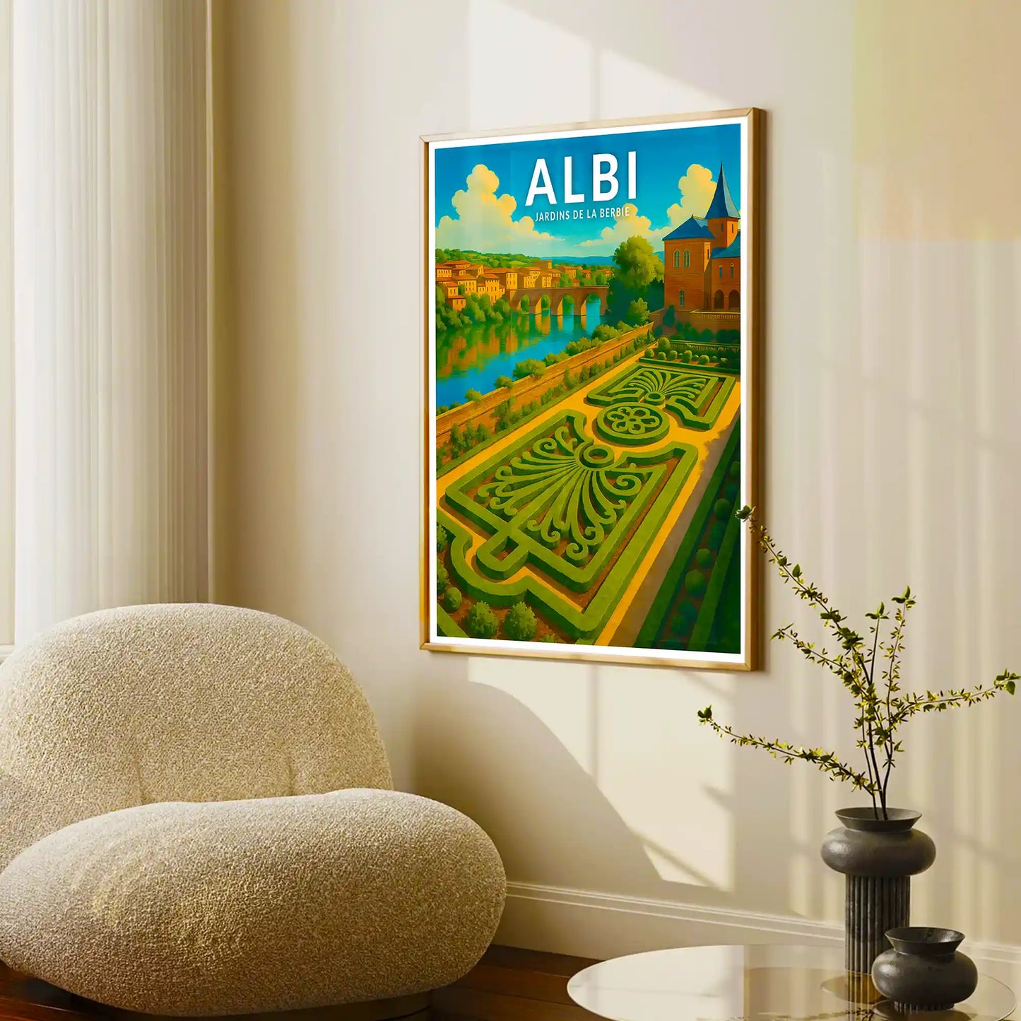 Affiche - Albi - Jardins de la Berbie