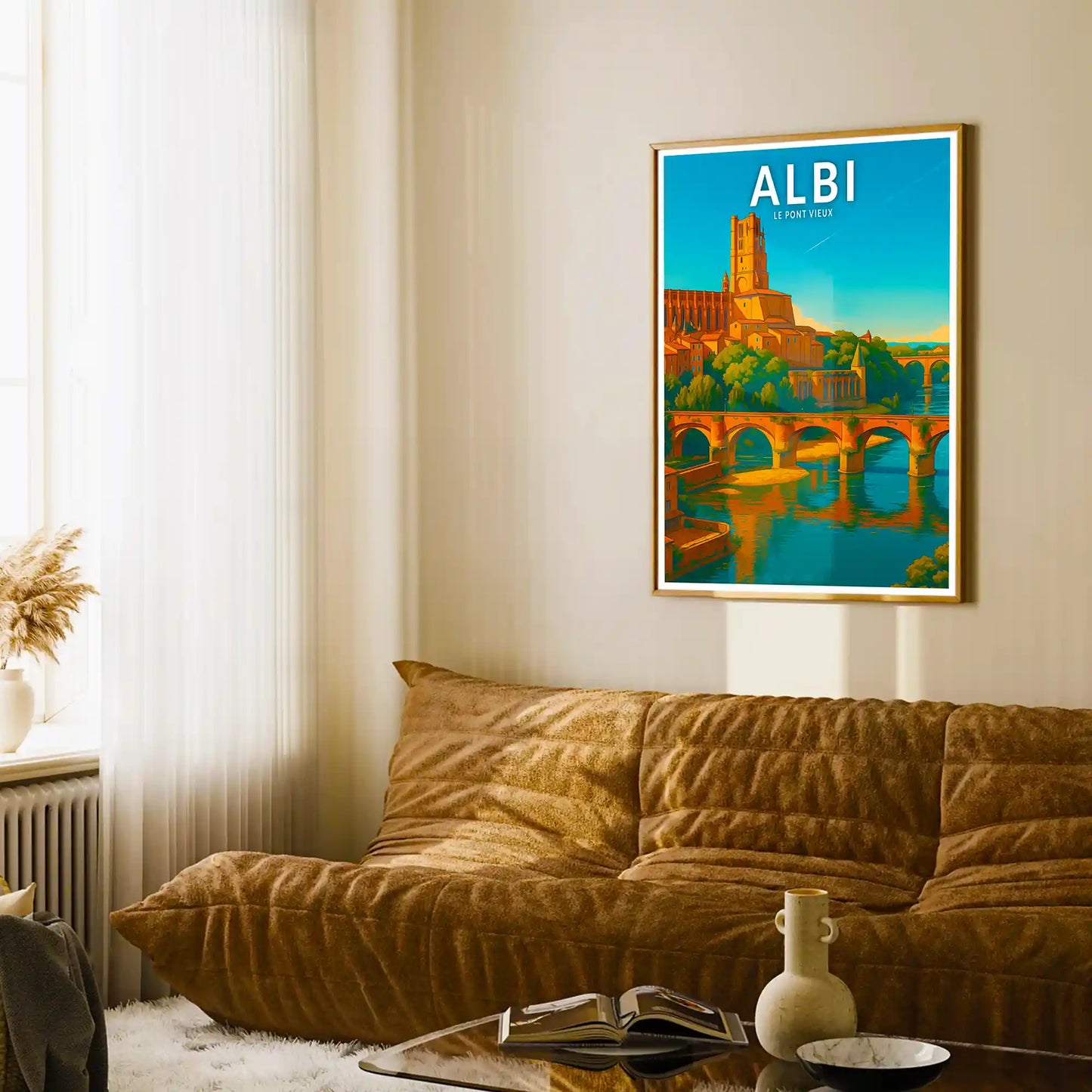Affiche - Albi - Le Pont Vieux