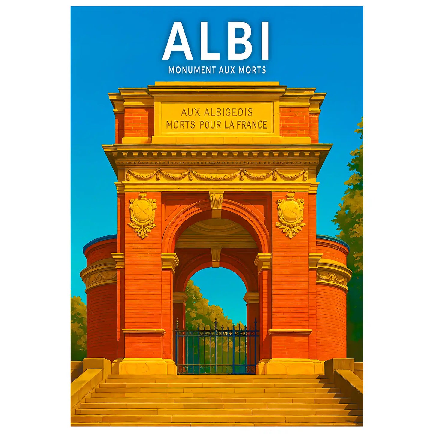 Affiche - Albi - Monument aux Morts