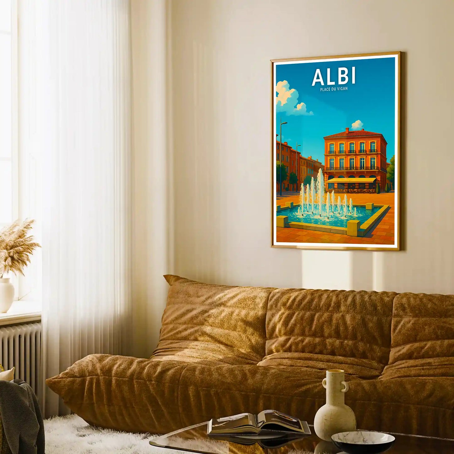 Affiche - Albi - Place du Vigan