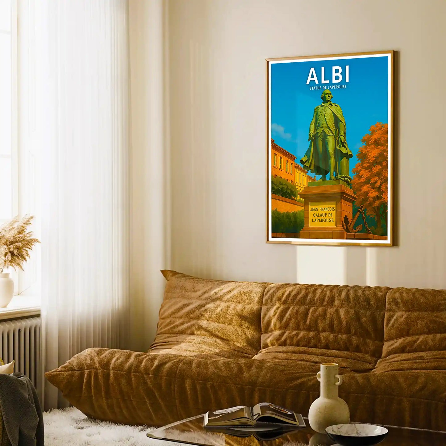 Affiche - Albi - Statue de Lapérouse