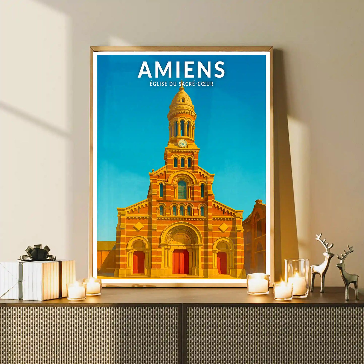 Affiche - Amiens - Église du Sacré-Coeur
