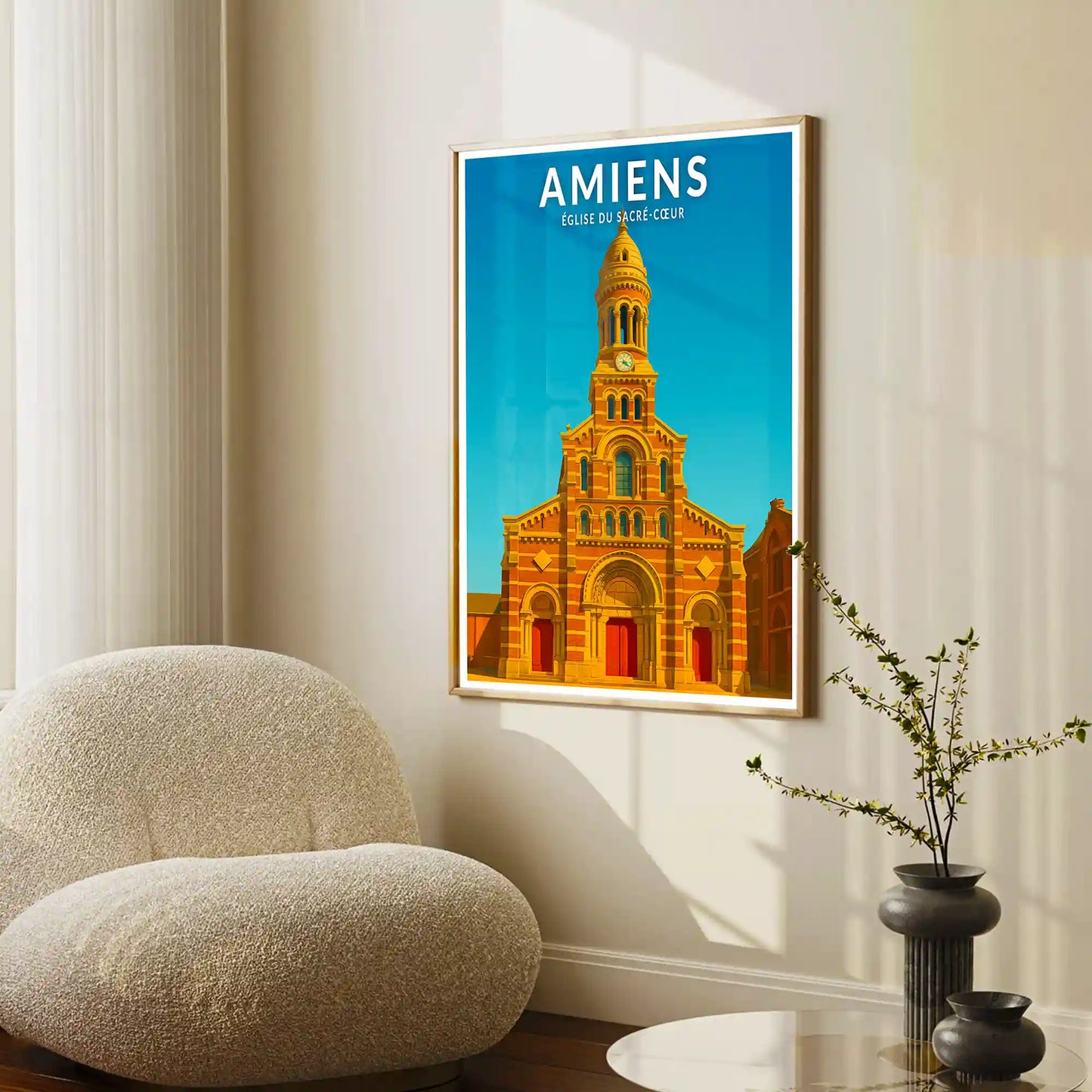 Affiche - Amiens - Église du Sacré-Coeur
