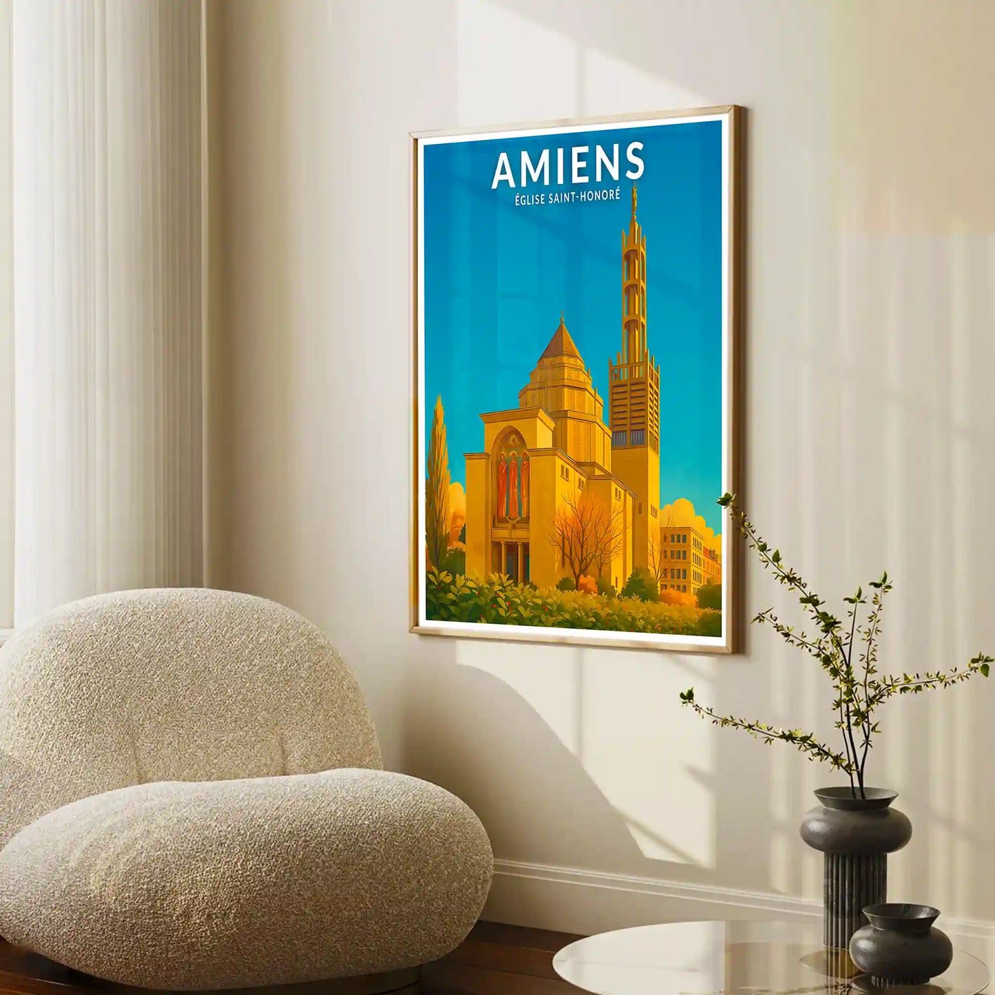 Affiche - Amiens - Église Saint-Honoré