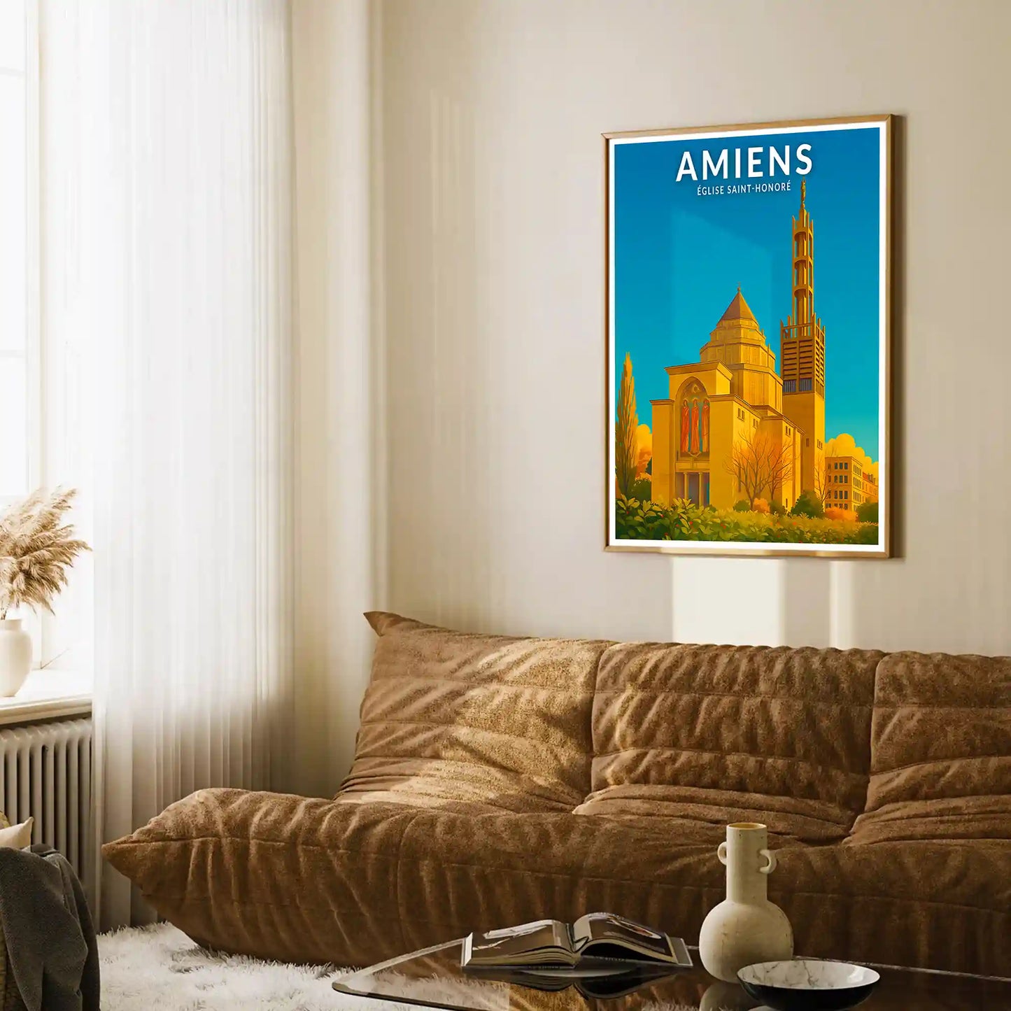 Affiche - Amiens - Église Saint-Honoré