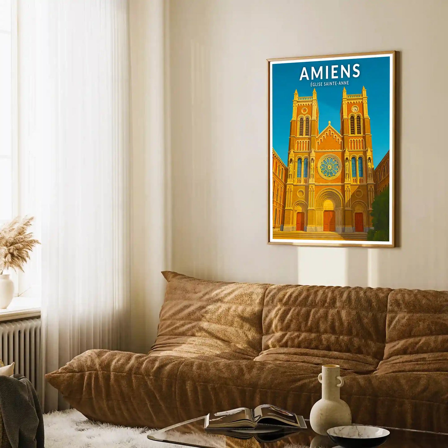 Affiche - Amiens - Église Sainte-Anne