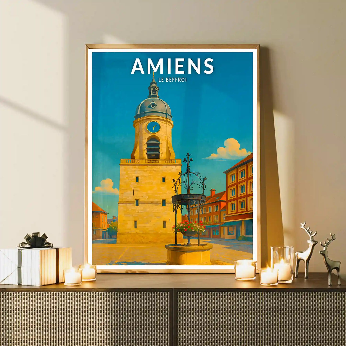 Affiche - Amiens - Le Beffroi