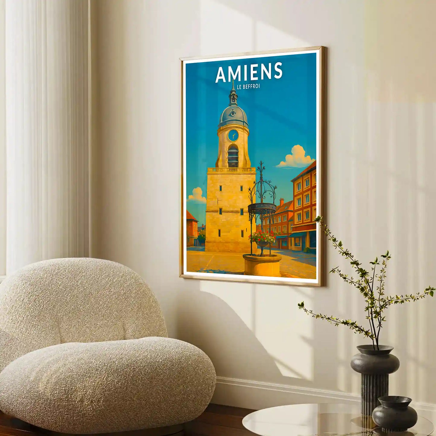 Affiche - Amiens - Le Beffroi