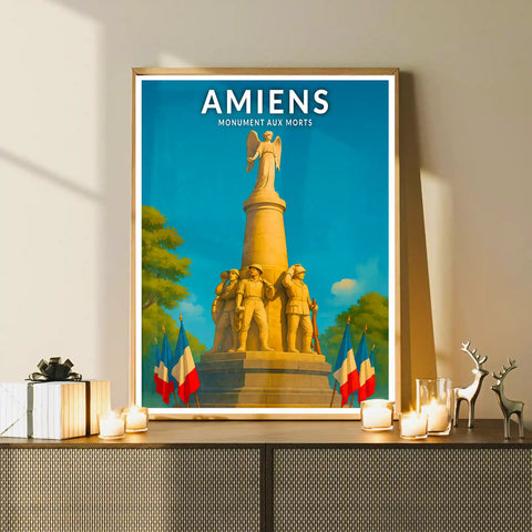 Affiche - Amiens - Monument aux Morts