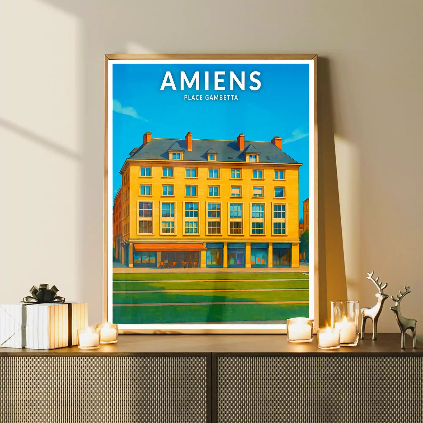 Affiche - Amiens - Place Gambetta