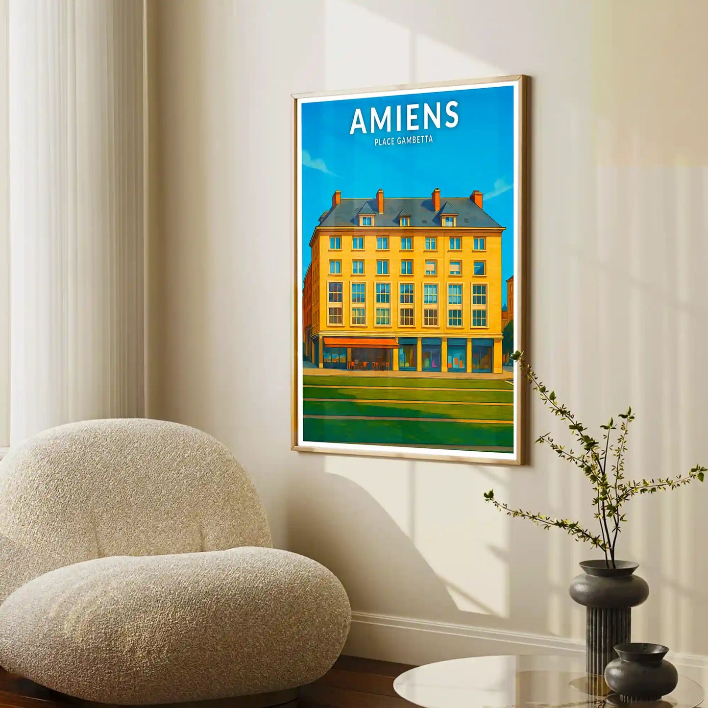 Affiche - Amiens - Place Gambetta