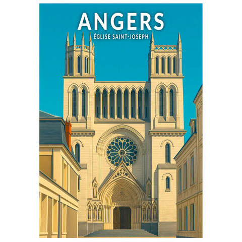 Affiche - Angers - Église Saint-Jospeh
