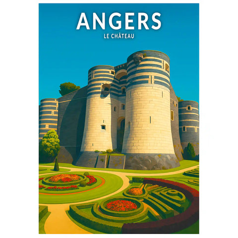 Affiche - Angers - Le Château