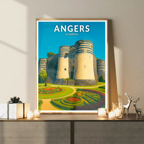 Affiche - Angers - Le Château