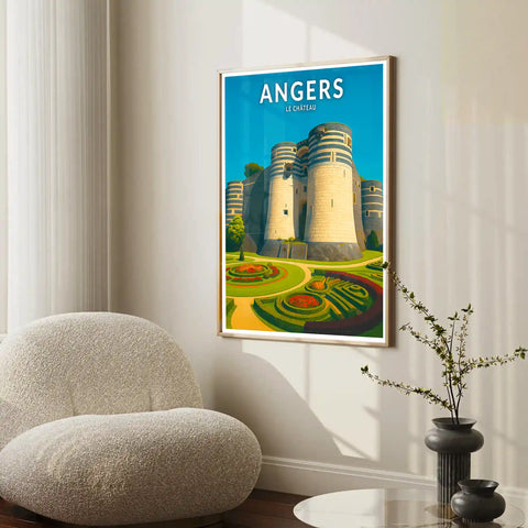 Affiche - Angers - Le Château