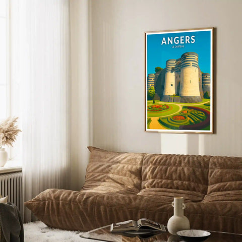 Affiche - Angers - Le Château